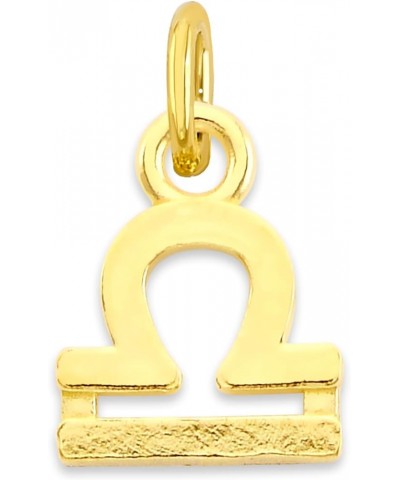 Solid 10k Gold Zodiac Charm Available in A-Z, Tiny Cute Horoscope Jewelry Cancer $14.62 Pendants