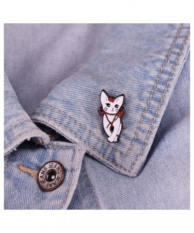 Cute B*ndage Cat Badges Lapel Pins for Backpacks Enamel Pins Brooches for Women Fashion Accessories Gifts Pack-1 $5.34 Brooch...