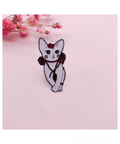 Cute B*ndage Cat Badges Lapel Pins for Backpacks Enamel Pins Brooches for Women Fashion Accessories Gifts Pack-1 $5.34 Brooch...