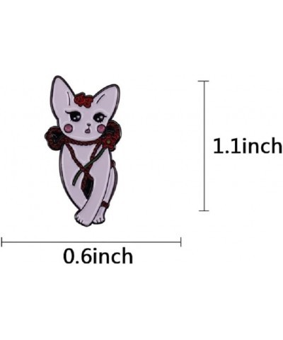 Cute B*ndage Cat Badges Lapel Pins for Backpacks Enamel Pins Brooches for Women Fashion Accessories Gifts Pack-1 $5.34 Brooch...