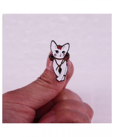 Cute B*ndage Cat Badges Lapel Pins for Backpacks Enamel Pins Brooches for Women Fashion Accessories Gifts Pack-1 $5.34 Brooch...